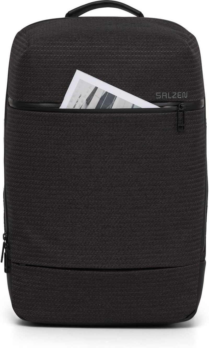 SALZEN Savvy Business Rucksack Fabric Ash Grey, Volumen 15 Liter mit gepolstertem Laptopfach, robust