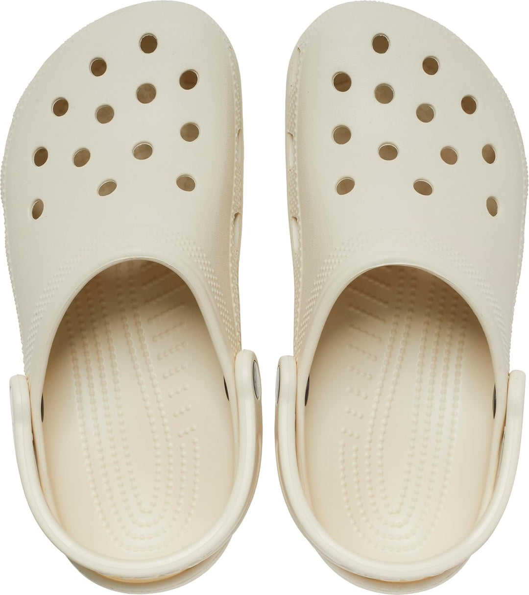 Crocs Unisex Classic Clog 33/34 EU Bone, 33/34 EU Bone