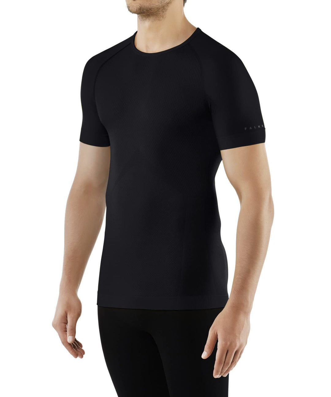 FALKE Herren Cool Round Neck Funktionsshirt Kurzarmshirt für warme bis heisse Temperaturen Sportunte