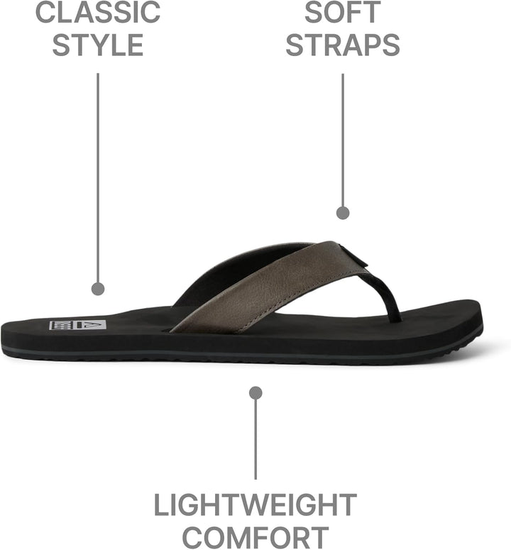 Reef Herren Twinpin Sandalen 37.5 EU Grau Grey Gre, 37.5 EU Grau Grey Gre