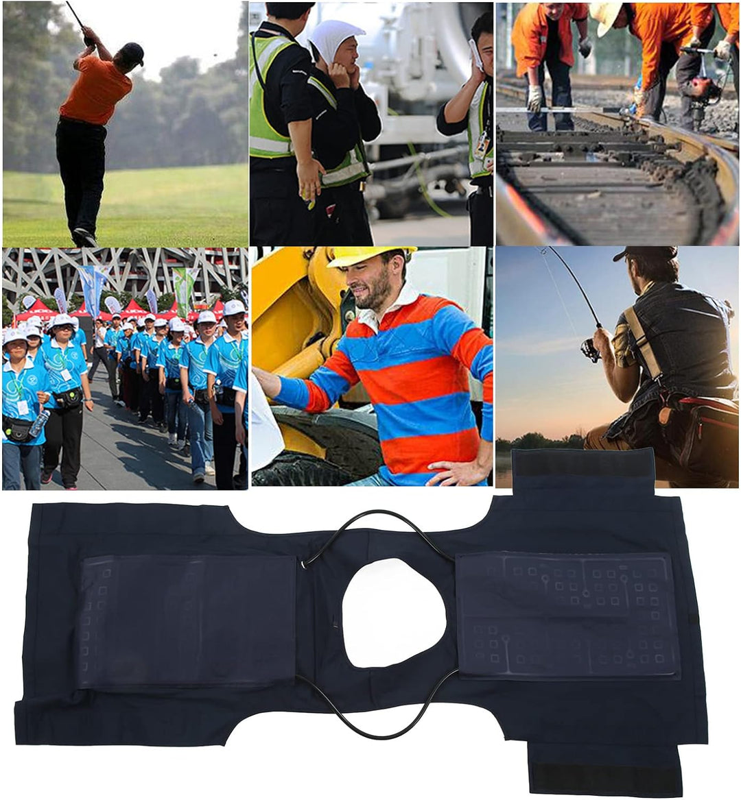 SALALIS Kühlweste Kühljacke Wasserzirkulationskühlung Polyester Einstellbare Dichtigkeit Kühlweste f