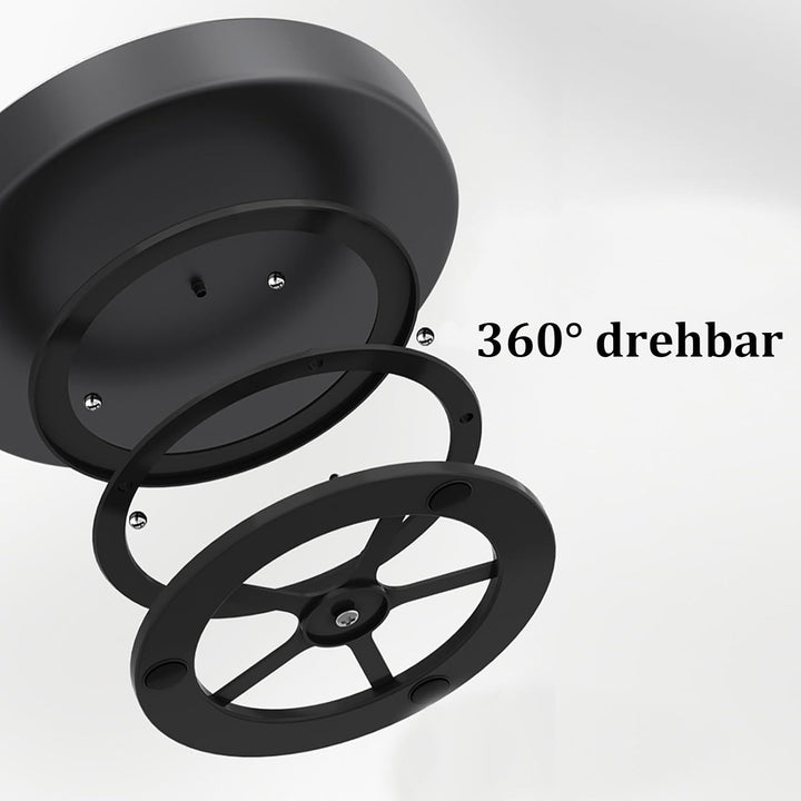 3 Stück 30cm Lazy Susan Drehteller, 360° drehbar Gewürzregal Drehteller Organizer Schwarz Metall, Dr