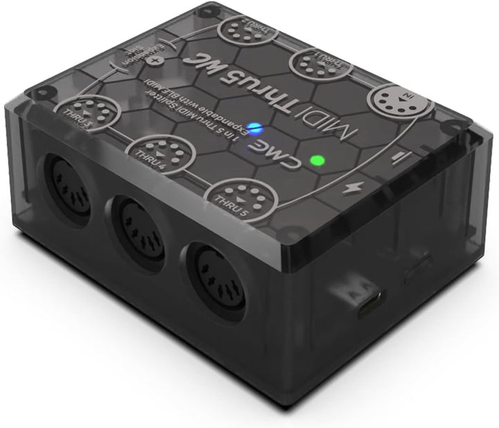 CME MIDI Thru5 WC - 1-in-5-out MIDI Interface - High-Speed MIDI Thru für die Übertragung aller MIDI-