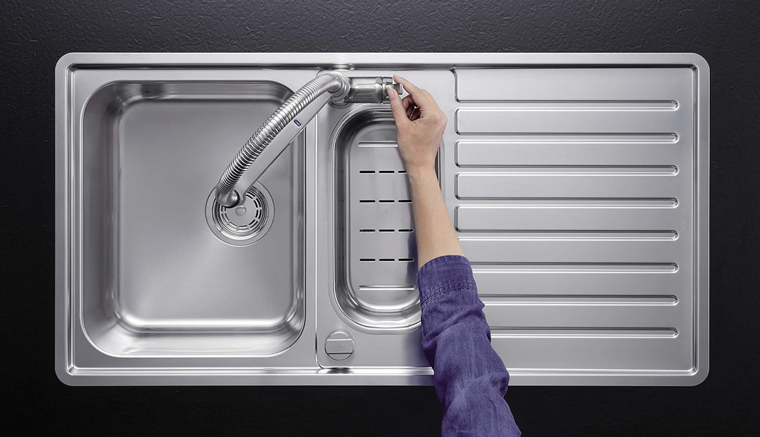 Blanco 522407 SOLENTA-S Senso UltraResist S Küchenarmatur, 230 V, Edelstahl Finish Sensor Hebel rech