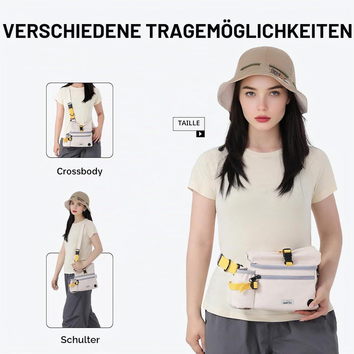wakytu Hundeleckerli-Beutel für Training Leckerli-Tasche-Taillengurt zum Wandern Laufen, Verstellbar