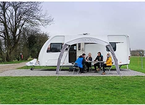 Vango AirBeam Himmelsüberdachung für Wohnwagen und Wohnmobile, 3,5 m Grau Einheitsgrösse, Grau Einhe