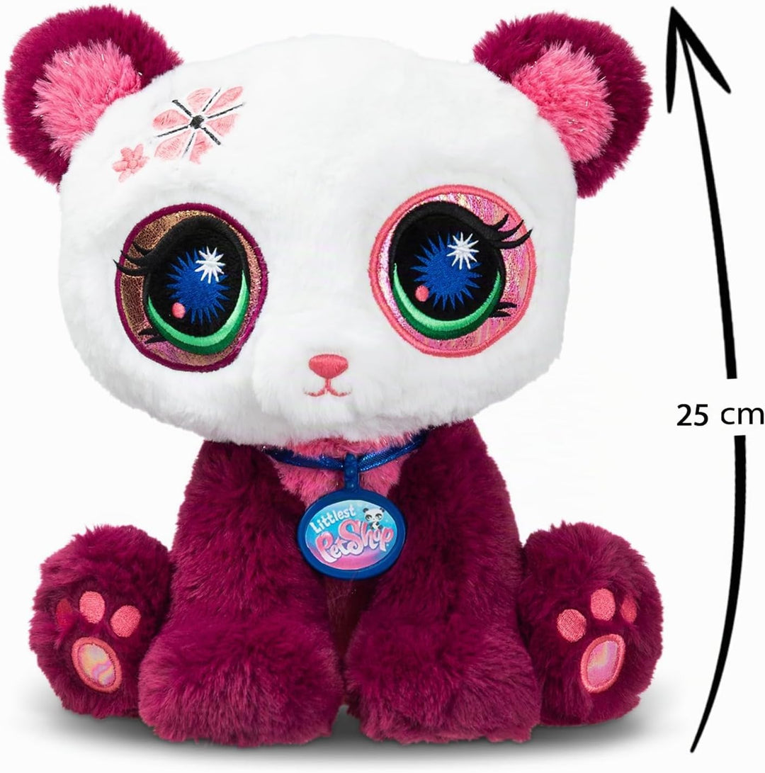 Littlest Pet Shop - Plüschpanda 25 cm - Littlest Pet Shop LPS Deluxe Panda – Niedliche Plüschtiere m