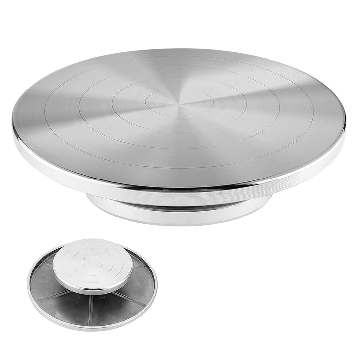 Töpferscheibe Drehscheibe 25 Cm - Drehbare Töpferscheibe Aluminium Drehteller - Manuell Keramik Töpf