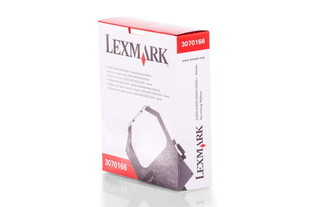 Lexmark 3070166 - Ribbon Black for 23X,24X Serie - Standard-Farbband Schwarz mit Nachfärbung
