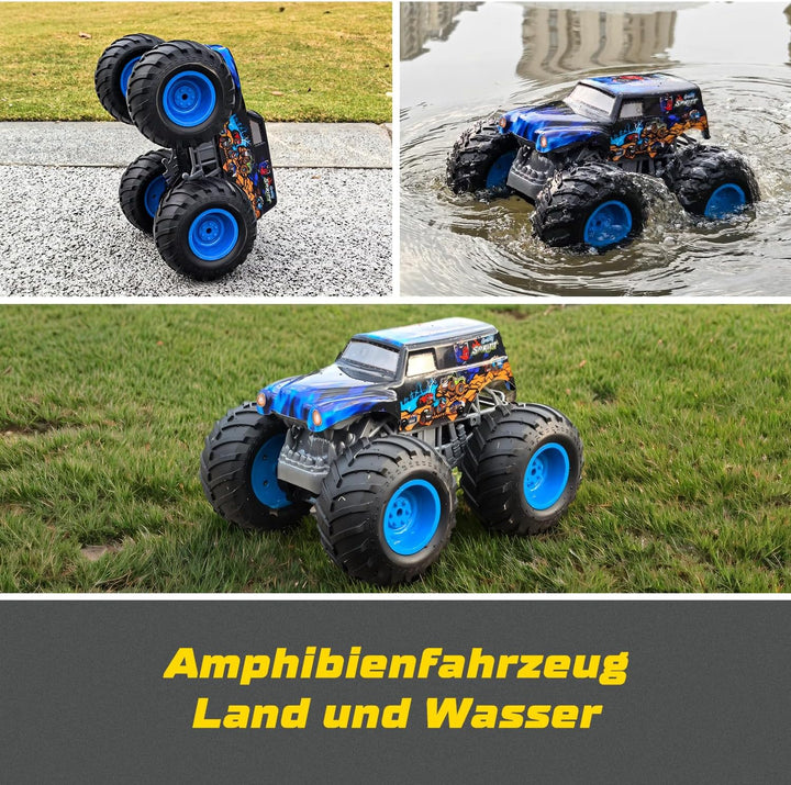 Monstertruck, 1:16 Ferngesteuerter Monstertruck Ferngesteuert mit Licht | 360°Drehung Monster Truck,