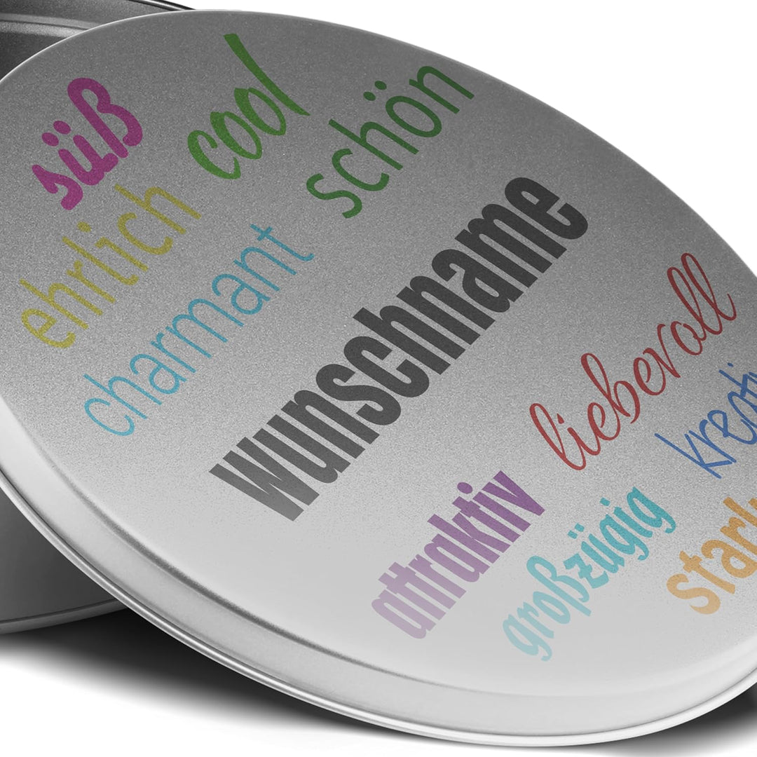 printplanet® - XL Keksdose personalisiert - Keks-Dose mit eigenem Wunschtext personalisieren - Plätz