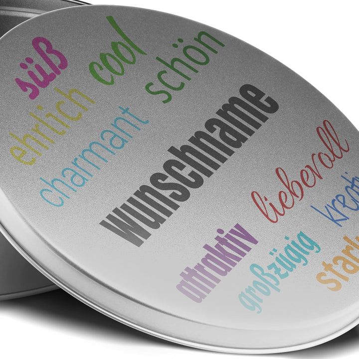 printplanet® - XL Keksdose personalisiert - Keks-Dose mit eigenem Wunschtext personalisieren - Plätz