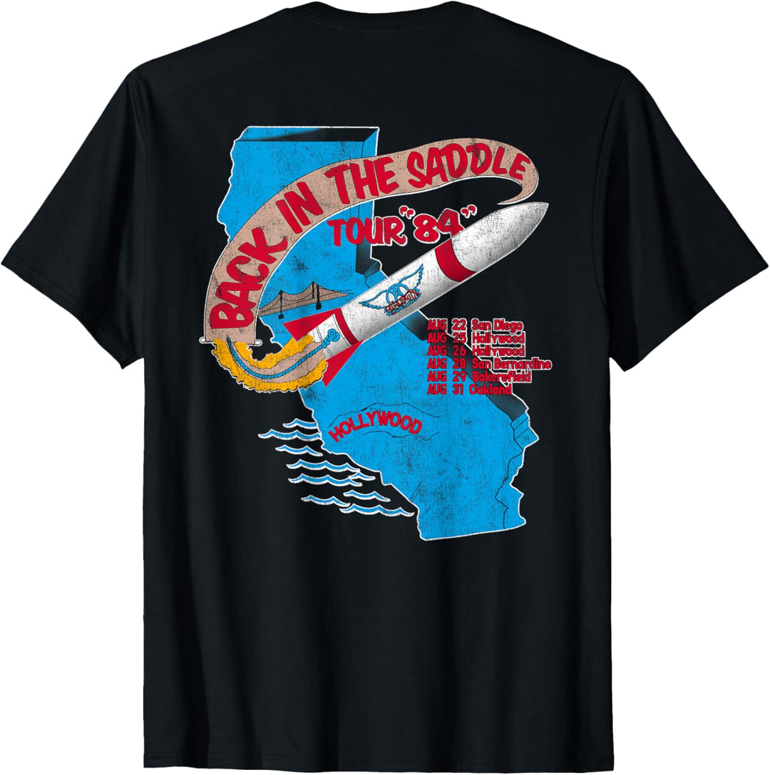 Aerosmith - Portrait Back in the Saddle Tour '84 T-Shirt
