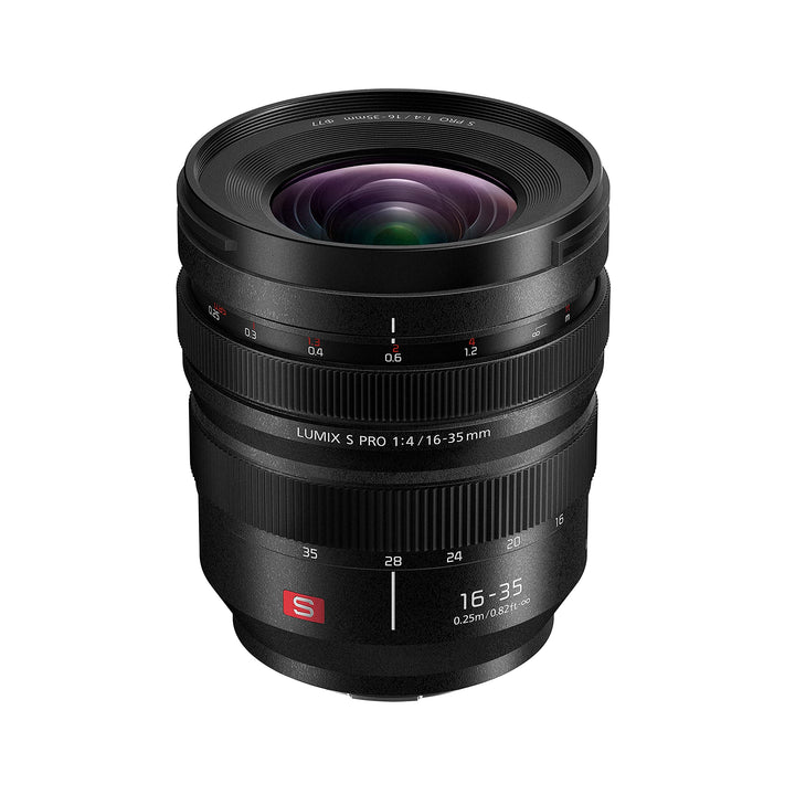 Panasonic S-R1635E LUMIX S PRO Superweitwinkel-Objektiv (16-35 mm, L-Mount Objektiv, F4.0, Filtergrö