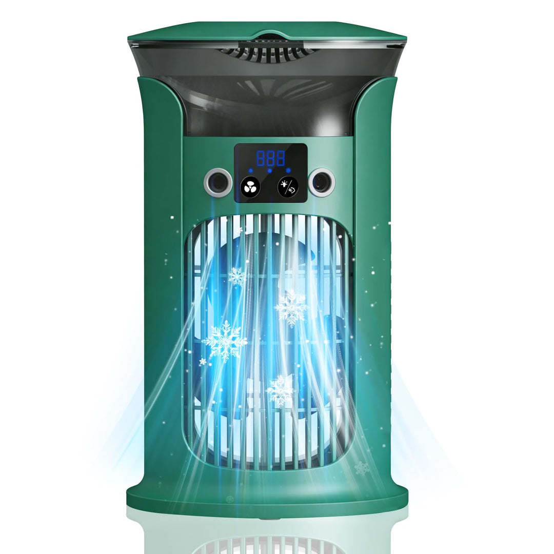 Mobile Klimaanlage Mini Klimagerät, Luftkühler Kleine Klimaanlage Mobil für Zimmer, Air Conditioner