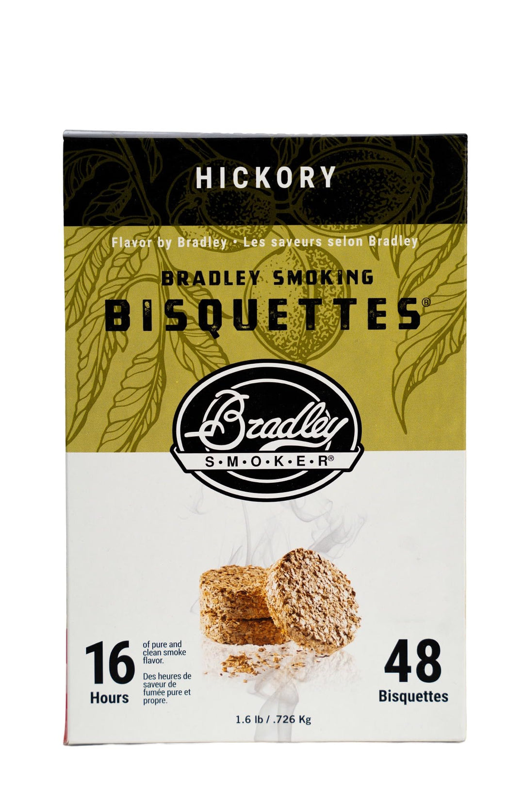 Bradley Smoker BTHC48 Hickory Bisquetten 48 Pack 48-Pack Hickory Räucherofen, 48-Pack Hickory Räuche