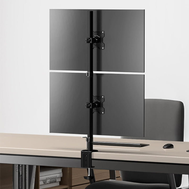 ONKRON Monitor Halterung 2 Monitore/Monitor Arm 2 Monitore 13-34 Zoll schwenkbar & neigbar 8kg (x2)