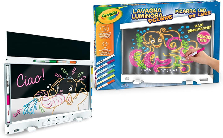 Crayola - Ultimative Licht-Tafel, Übergrosse Tafel, Geschenk fur Kinder, 6,7,8,9 Jahren