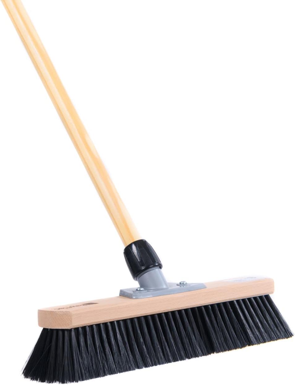 BawiTec XXL Zimmerbesen Breite 40cm inkl. Besenstiel Länge 120cm gelocht zum aufhängen weiche Kunsth