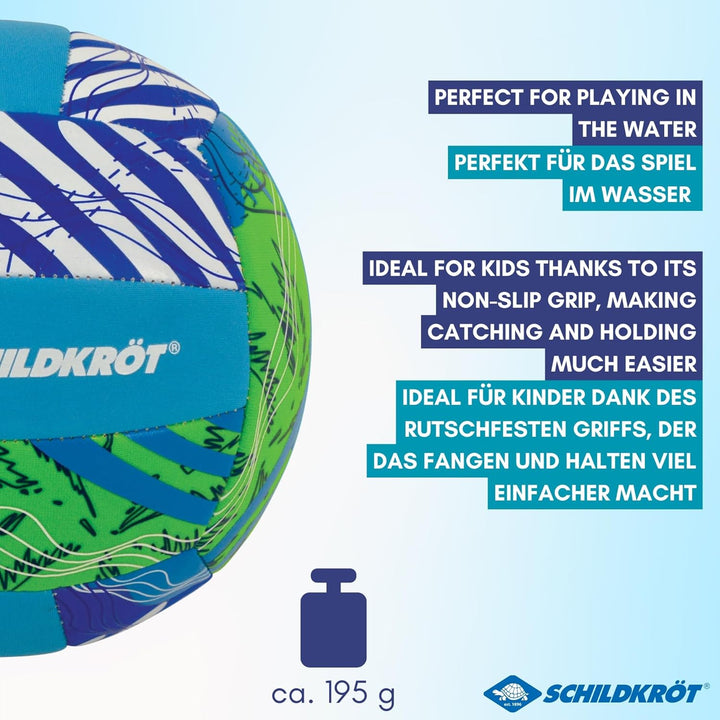 Schildkröt® Neopren Beachvolleyball, Grösse 5, Ø 21 cm, Normale Grösse, farblich Sortiert, griffige