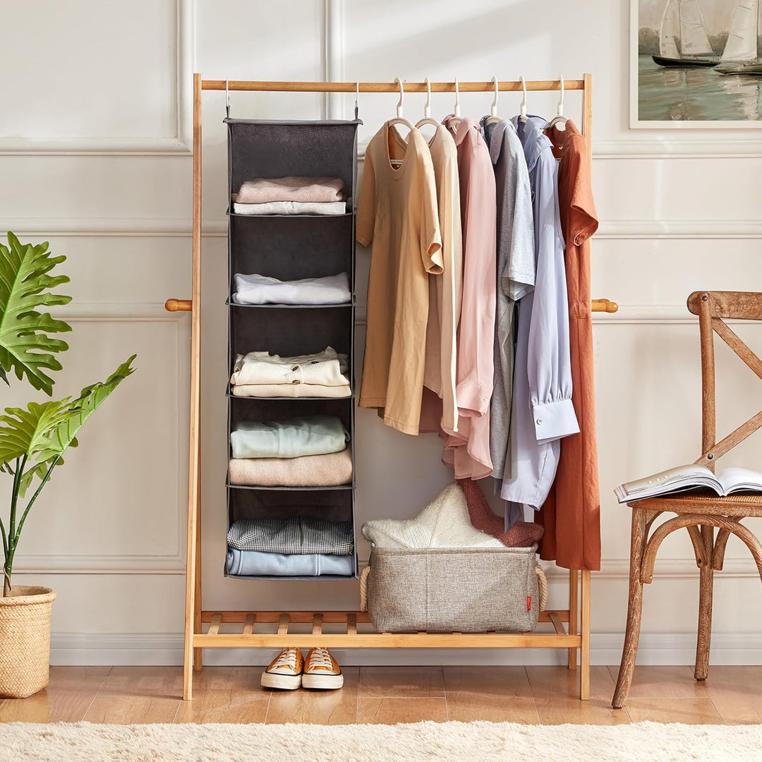Lifewit 2 Stück Hängeregal, Schrank Organizer, Hängesystem Kleiderschrank, Hängeaufbewahrung aus Sto