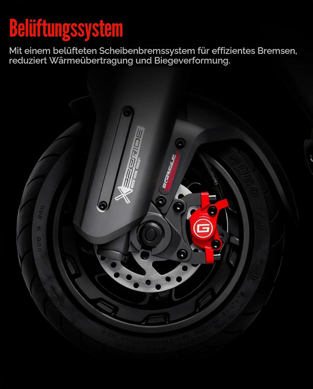 120 mm Roller Bremsscheibe Rotor Pad 6 runde Löcher kompatibel mit Segway Ninebot ZT3 PRO ZT3 PROE Z