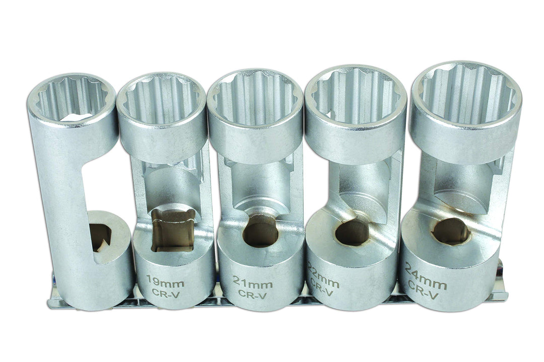 Laser 6496 Federbeinmutter-Stecknusssatz, 5er-Set
