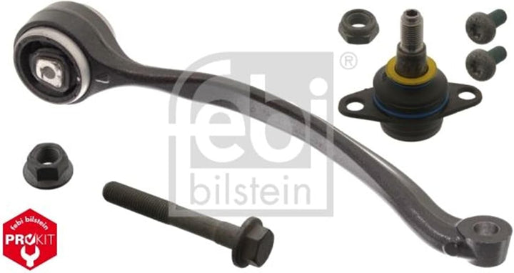 febi bilstein 40854 Querlenker mit Lager, Gelenk und Anbaumaterial , 1 Stück Vorderachse rechts, Vor