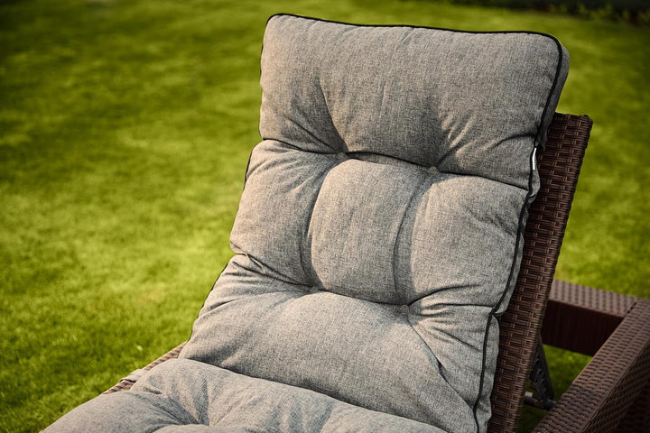 Liegenauflage, Auflage für Gartenliege 200 x 55 x 8 cm, Auflagen für Deckchair, Polsterauflage für S
