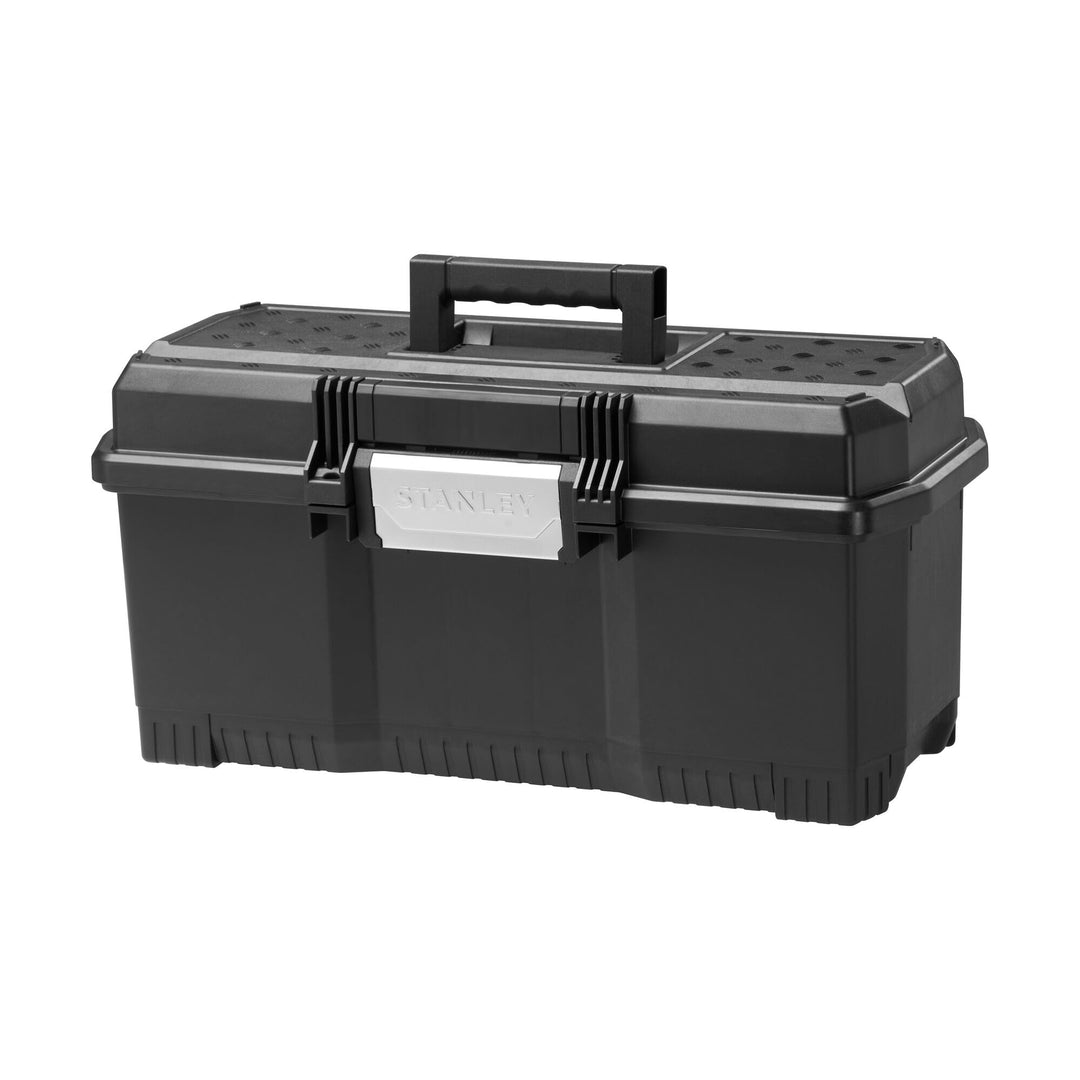 Stanley Werkzeugbox / Werkzeugkoffer (24", 60.5x28.7x28.7cm, mit Schnellverschluss, stabiler Werkzeu