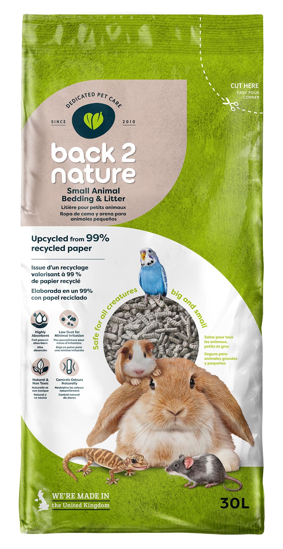 Back2Nature BN30 Kleintierbettwäsche, 30l 30 l, 30 l