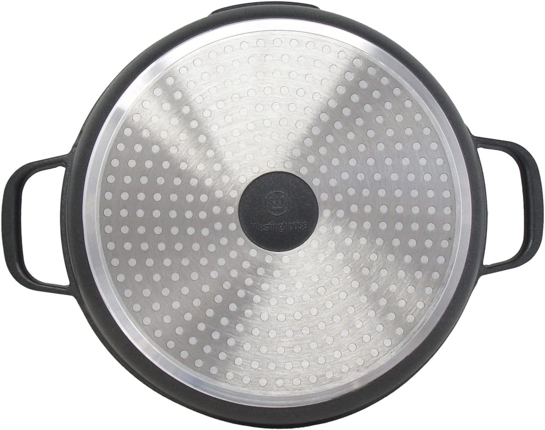 Westinghouse PERFORMANCE SERIES Schmorpfanne mit Deckel, Grosse Bratpfanne 28 cm für Induktion & all