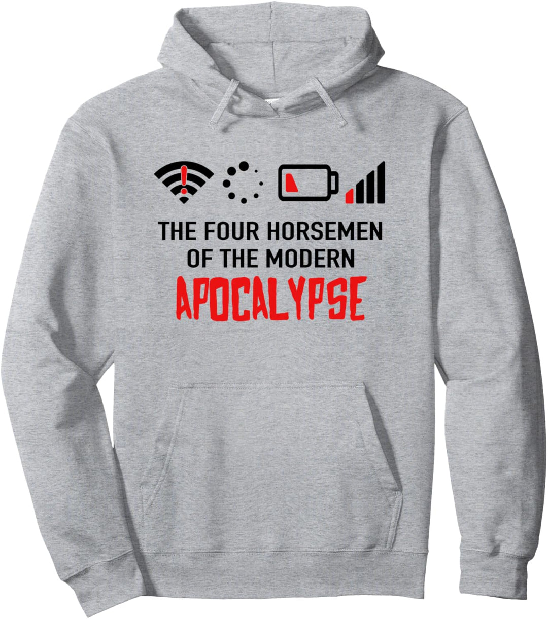Die vier modernen apokalyptischen Reiter - Nerd Geek Pullover Hoodie