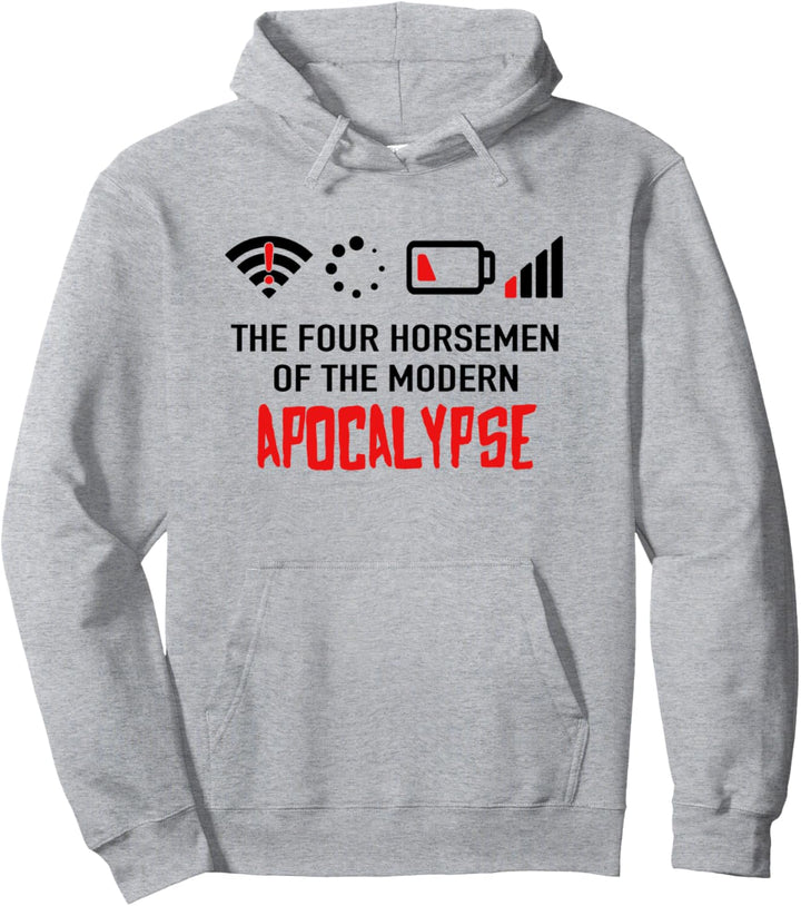 Die vier modernen apokalyptischen Reiter - Nerd Geek Pullover Hoodie