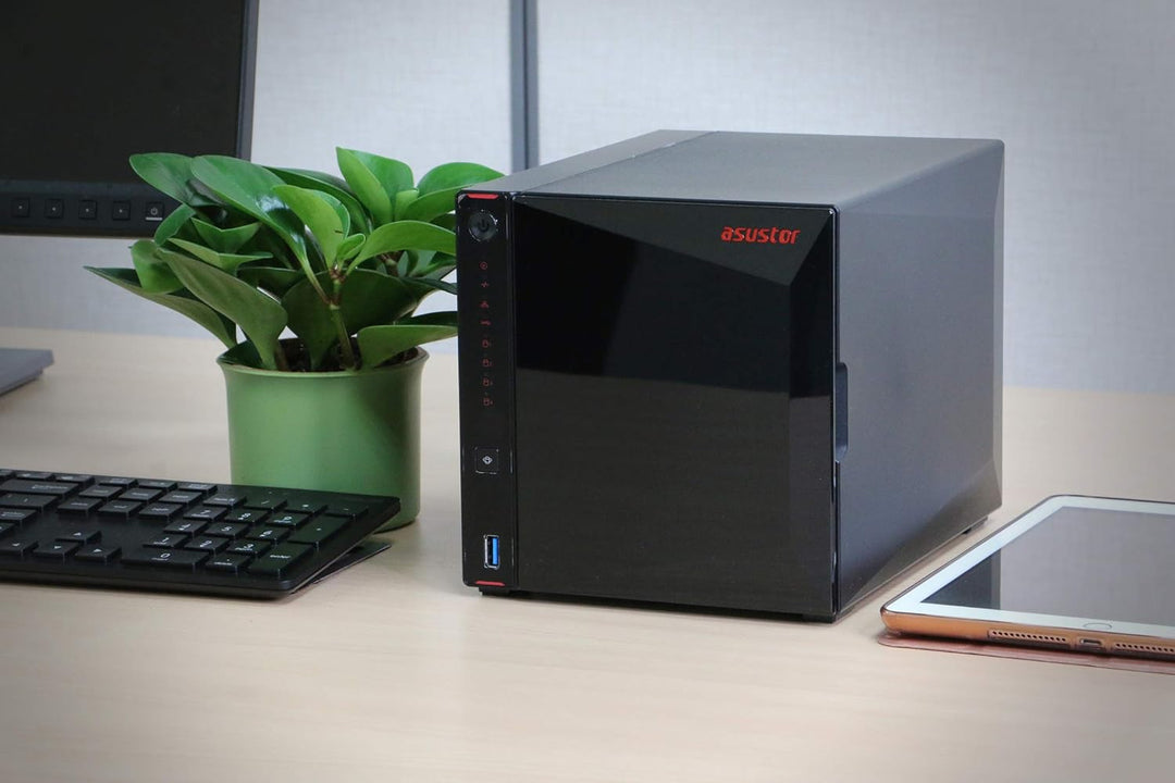 Asustor AS5304T Schwarz Sans Disque Sans Disque NAS ohne Festplatte, Sans Disque NAS ohne Festplatte