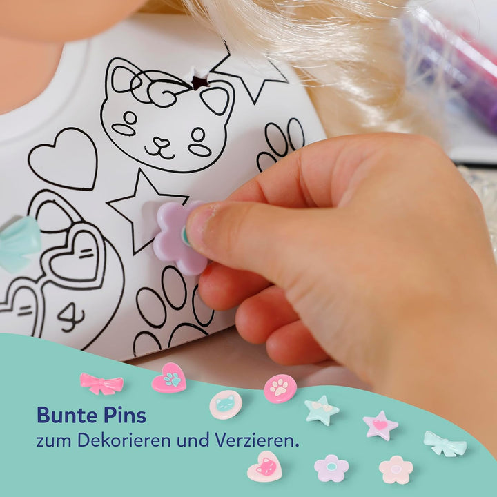 Baby Born Stylingkopf zum Frisieren &amp; Immer Wieder Bemalen Dank abwaschbarer Spezial-Marker und über