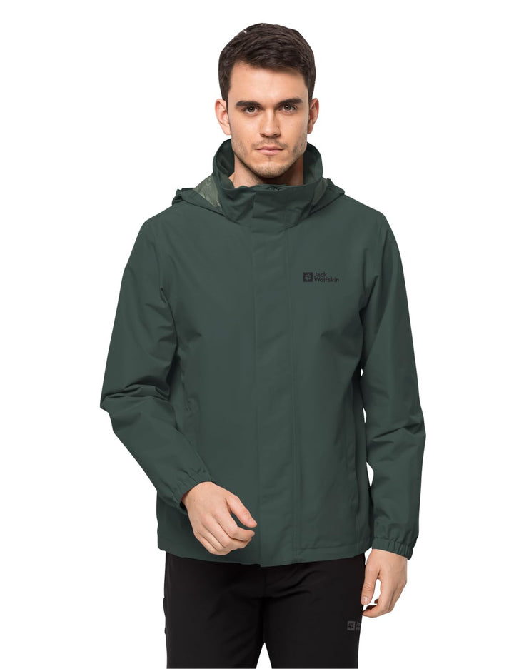 Jack Wolfskin Herren Stormy Point 2l Jkt M Jacket M black olive, M black olive