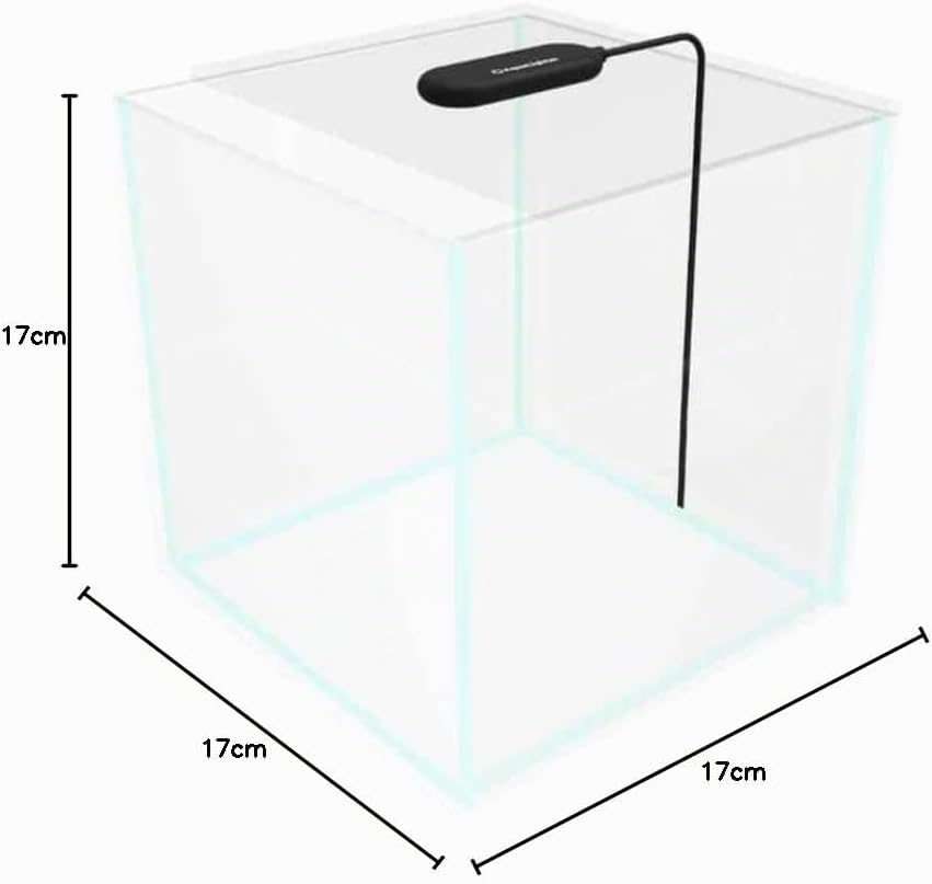 Collar AquaLighter LumiSet 5l - Nano-Aquarium mit Ultra-transparentem Glas mit leuchtenden Kanten -