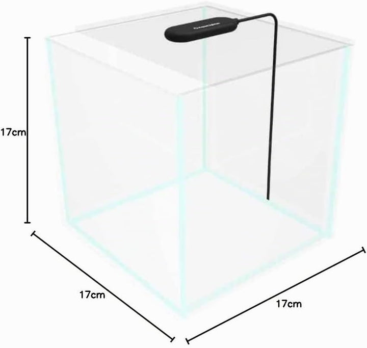 Collar AquaLighter LumiSet 5l - Nano-Aquarium mit Ultra-transparentem Glas mit leuchtenden Kanten -