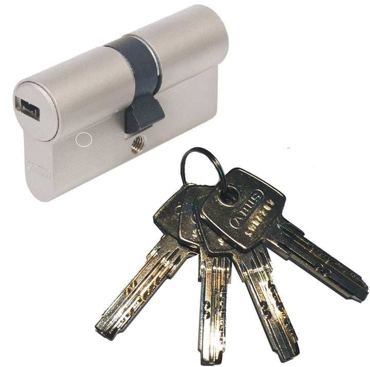 ABUS EC550 Profil-Doppelzylinder Länge 50/50mm mit 4 Schlüssel