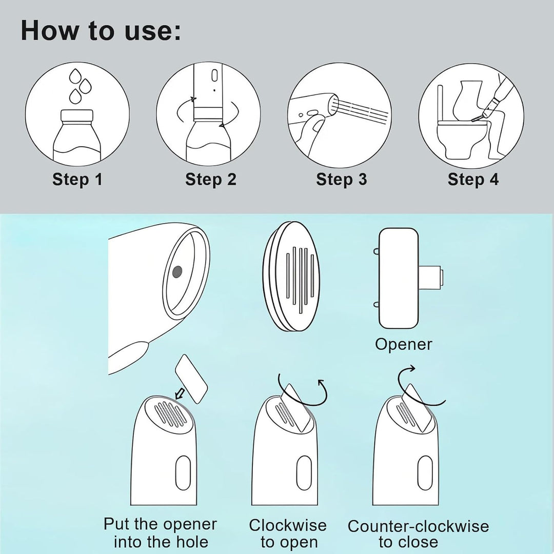 Insolife Tragbares Bidet der 3. Generation, Hochdruck-Reise-Bidet, elektrisch, für Männer und Frauen