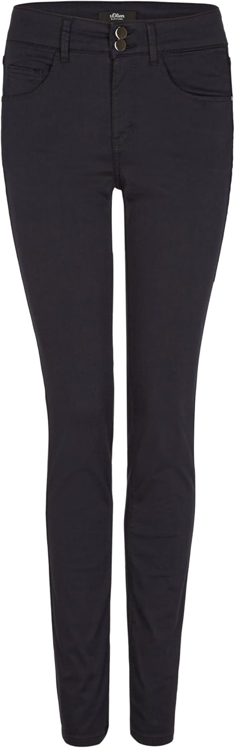 s.Oliver Black Label Damen 150.11.899.18.180.2101244 Hose 36W Navy, 36W Navy