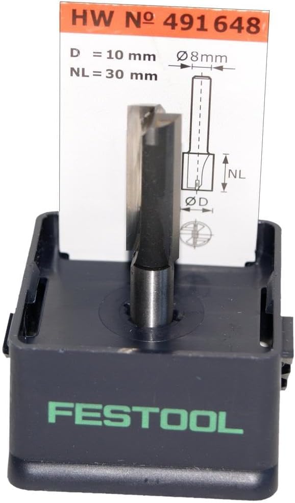 Festool Nutfräser HW S8 D10/30 10 x 30 mm HW, 10 x 30 mm HW