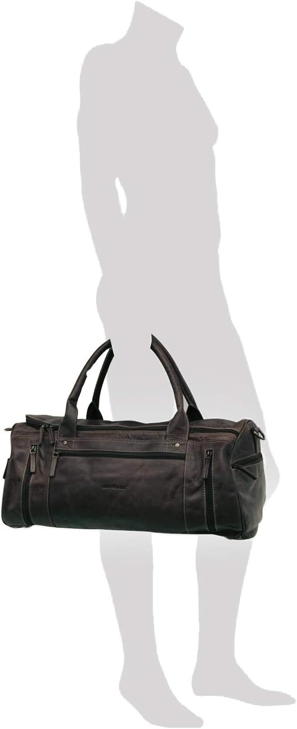 Greenburry Weekender - Vintage Revival Leder - Abnehmbarer Schultergurt mit Polster - Extra grosse R
