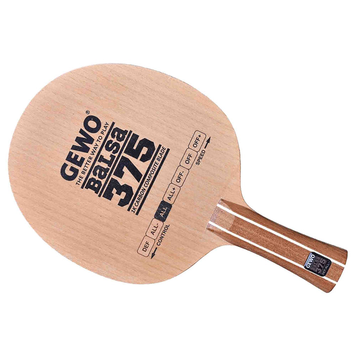 GEWO Holz Balsa Carbon 375 konkav, konkav