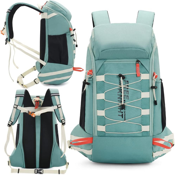 Bseash 40L Leichter wasserdichter Wanderrucksack mit Regenschutz, Outdoor Sport Reise Tagesrucksack