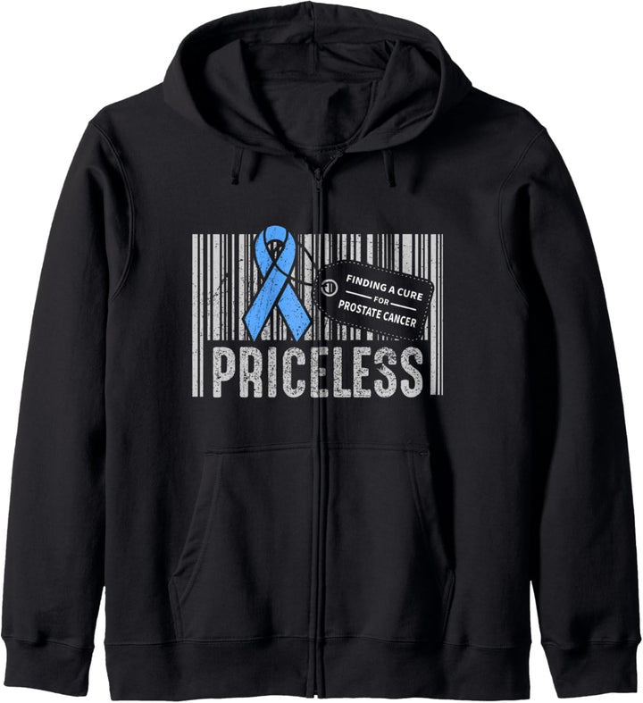 Priceless Barcode Prostate Cancer Awareness Ribbon Gifts Kapuzenjacke