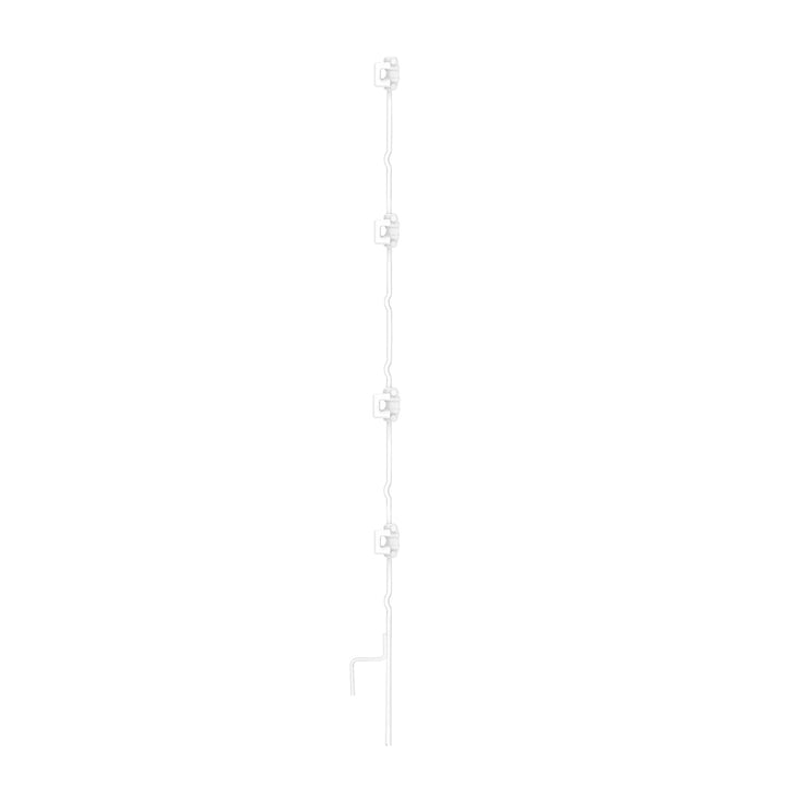 10x Gallagher Quattro Pfahl - 1,0 m weiss