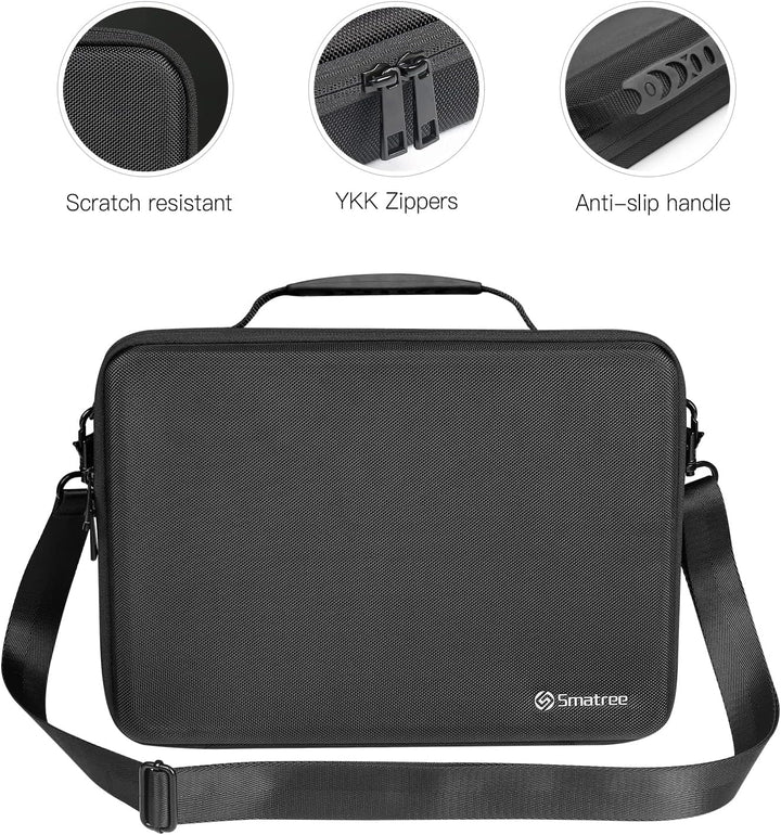 Smatree Hartschale 13,3 Zoll für MacBook Air 13,6 Zoll 2022/MacBook Pro 13,3-14 Zoll 2021, Tragetasc
