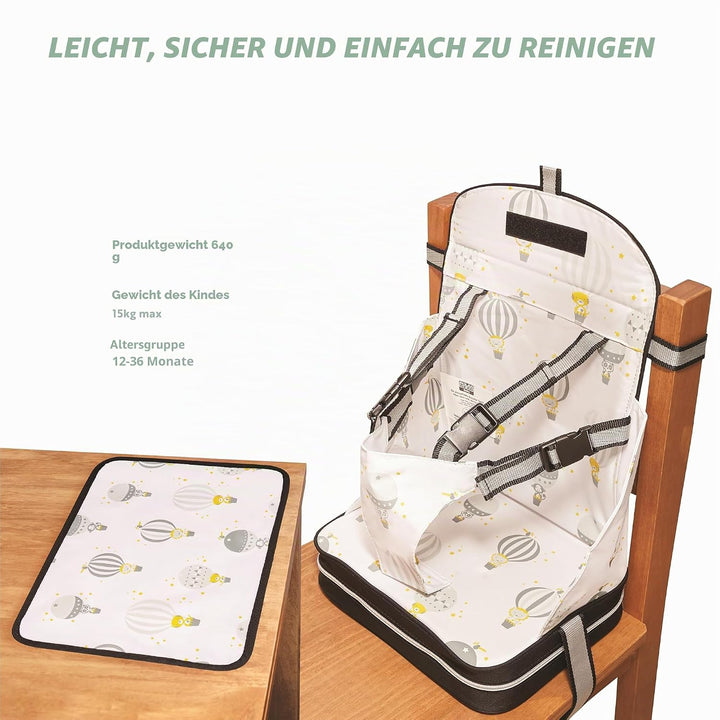 Polar Gear Alza Stuhl mit Tischset für Kinder, BPA-frei, waschbar, wiederverwendbar und zusammenklap